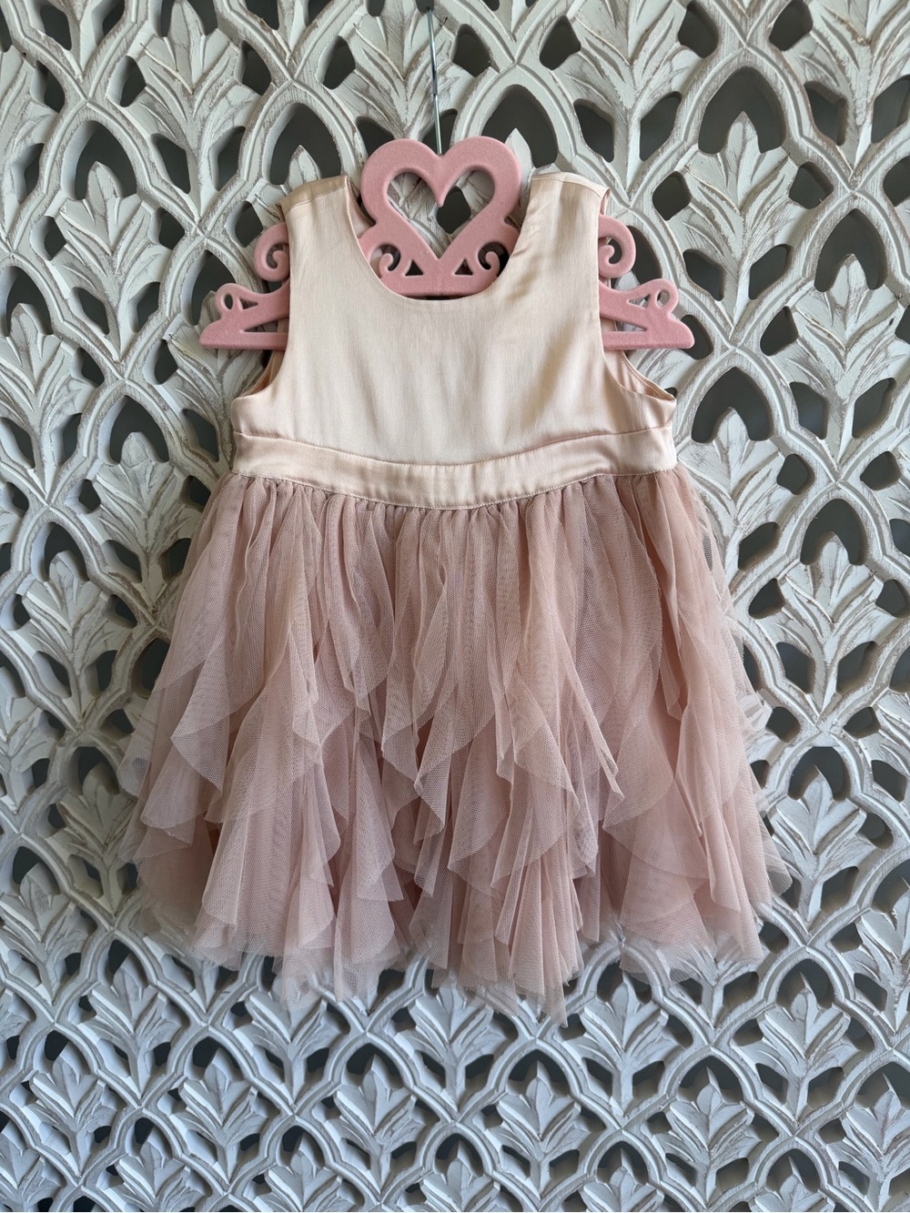 Stunning Baby Gap satin and tulle pink dress, 18-24 mo